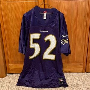 Authentic Ray Lewis Baltimore Ravens Reebok NFL football jersey